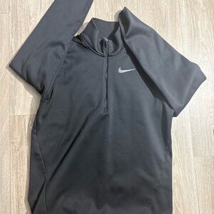 Nike Black Dri-FIT Quarter-Zip Top